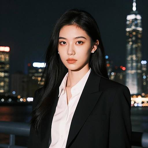 Stunning Urban Night Portrait of a Woman