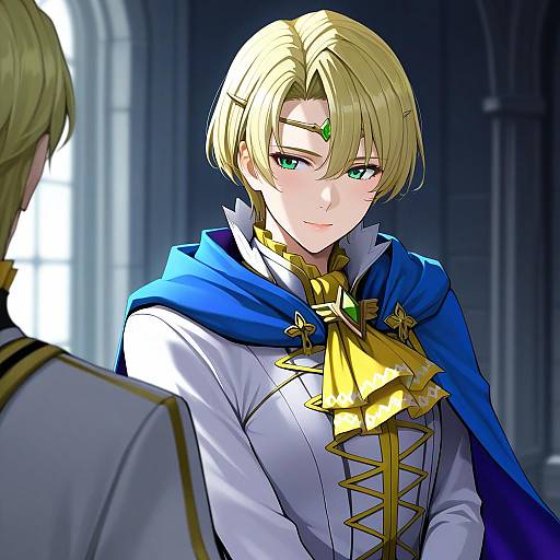 Illustration of Alfred (fire emblem), fire emblem in the style of Ikemeru19