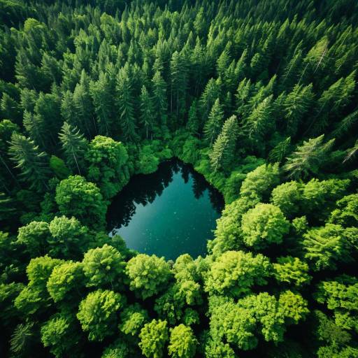 Harmony of Glass and Emerald Forest