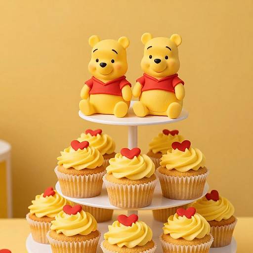Winnie the Pooh Cupcake Tower