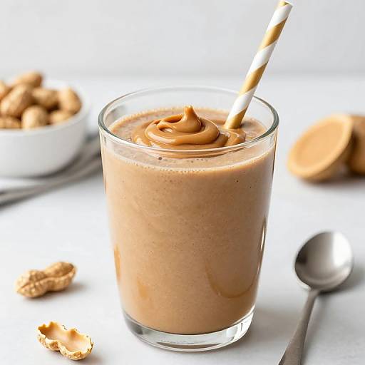 Creamy Peanut Butter Smoothie Delight