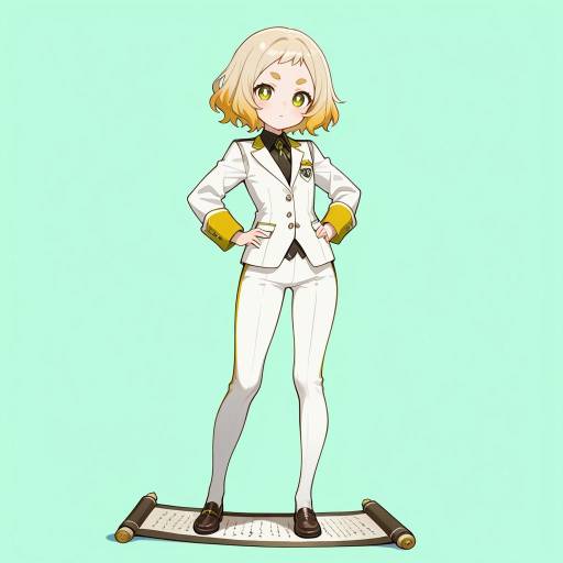 Confident Teenager in Tailored Suit Confident Teenager in Tailored Suit