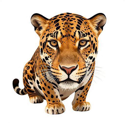Photorealistic Brazilian Jaguar Illustration