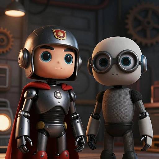 Industrial Robots in Dim Light Setting