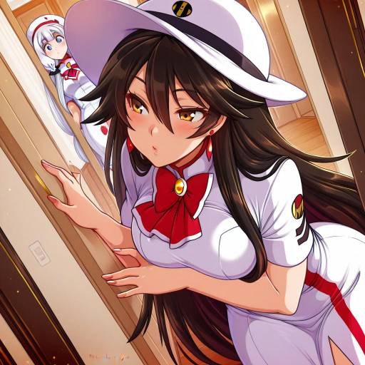 Illustration of Akira ferrari, aria (manga) in the style of Merunyaa