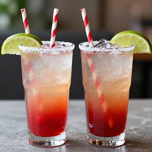 Refreshing Cherry Lime Vodka Sodas