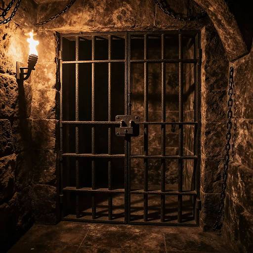 Medieval Dungeon Jail Cell Scene