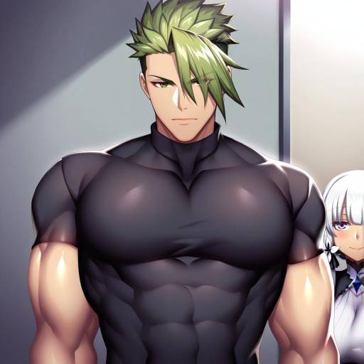 Illustration of Achilles (fate), fate (series) in the style of Fi-san