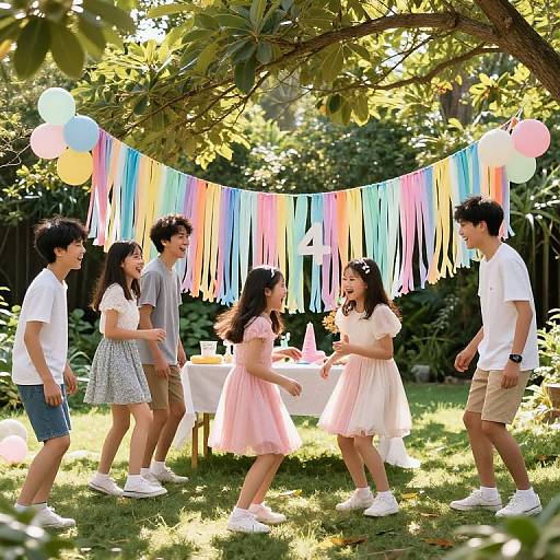 Vibrant 14th Birthday Garden Party