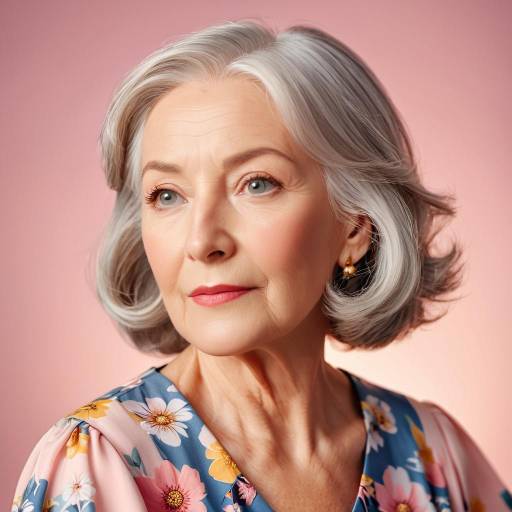 Portrait of an Elegant Elderly Woman
