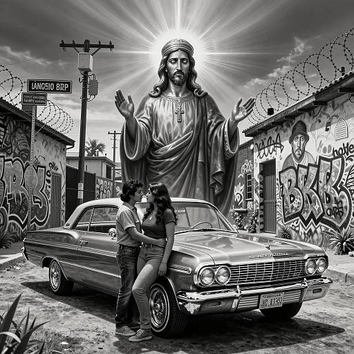 Chicano Art: Guardian of the Alleyway