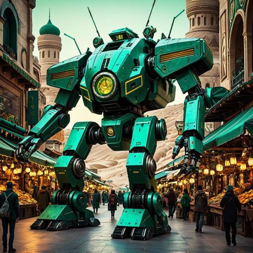 Emerald Mech-Firefly: A Futuristic Romance