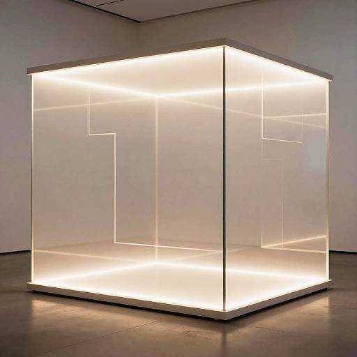 Modern Art Gallery Light Installation