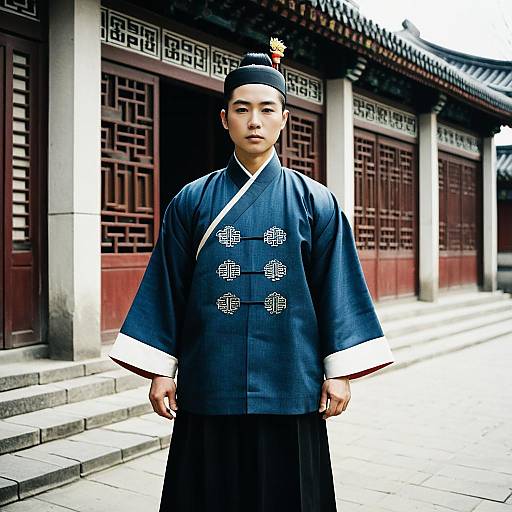 Korean Male in Traditional Chinese Attire