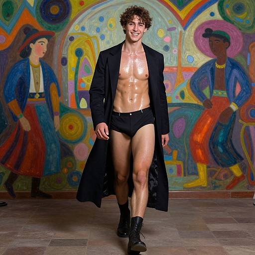 Vibrant Victorian Style Portrait