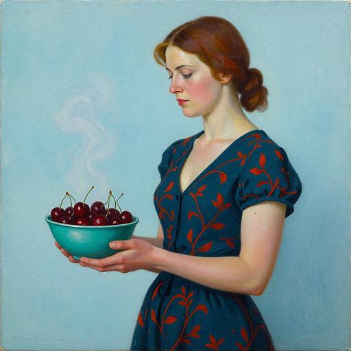 Bringing Food by Brian Kershisnik