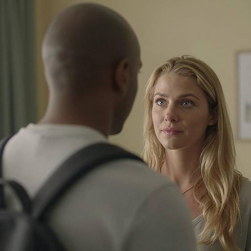 Intimate Moment: Close-Up Portrait