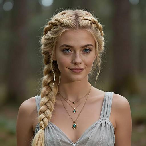 Ethereal Portrait of a Young Woman