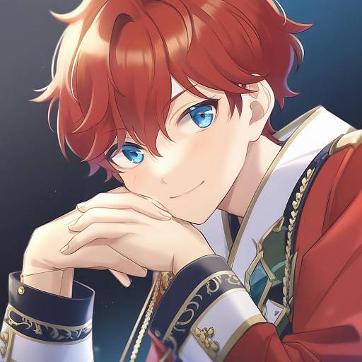 Illustration of Amagi hiiro, ensemble stars! in the style of Miri (ago550421)