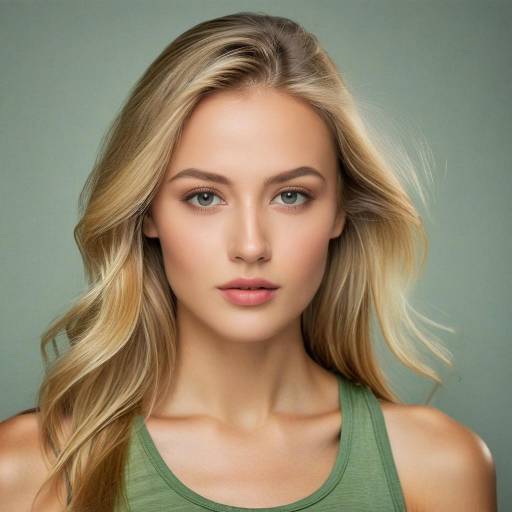 Realistic Portrait of a Young Woman