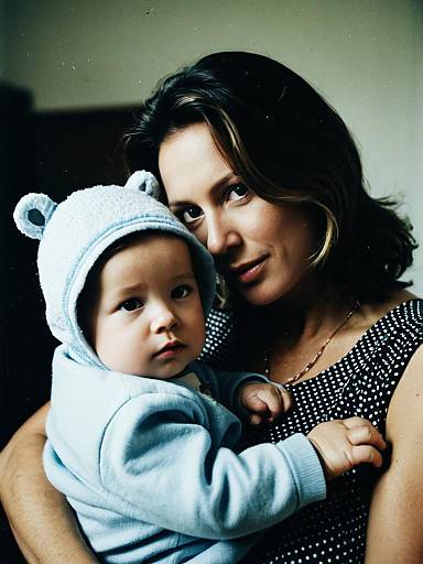 Cinematic Portrait: Man in Mother Costume