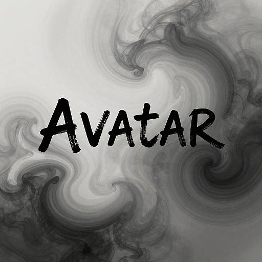 Swirling Ink Avatar Text