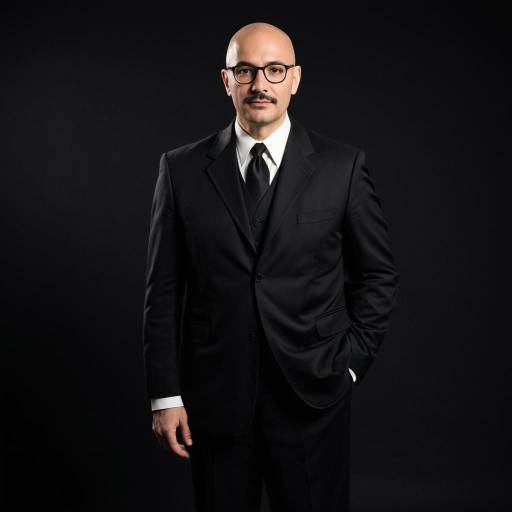 Man in Classic 1950s Professor Costume