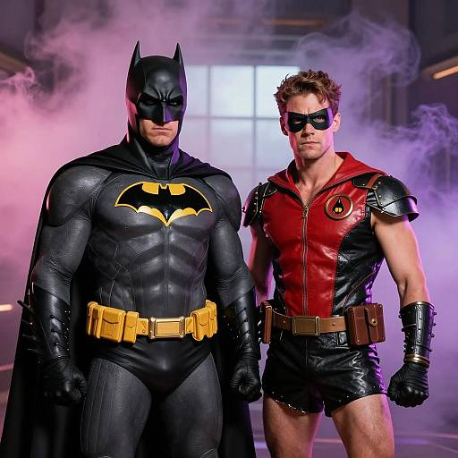 Dynamic Duo: Superheroes in Action