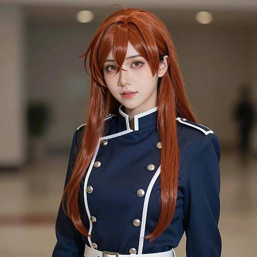 Photorealistic Genderbend Anya Forger Portrait