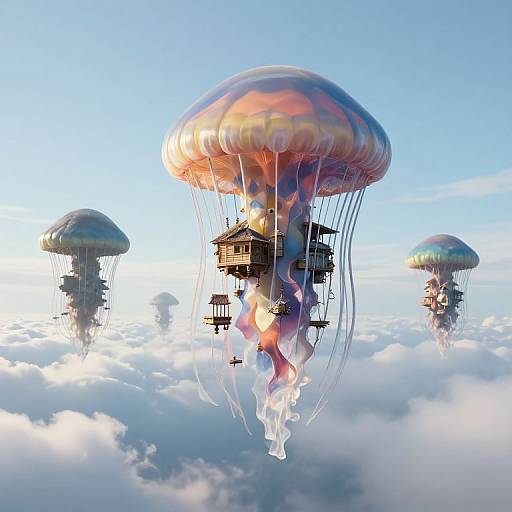 Floating Jellyfish Nomad Tribes