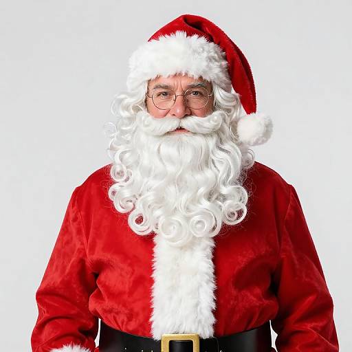 Classic Male Santa Claus Portrait