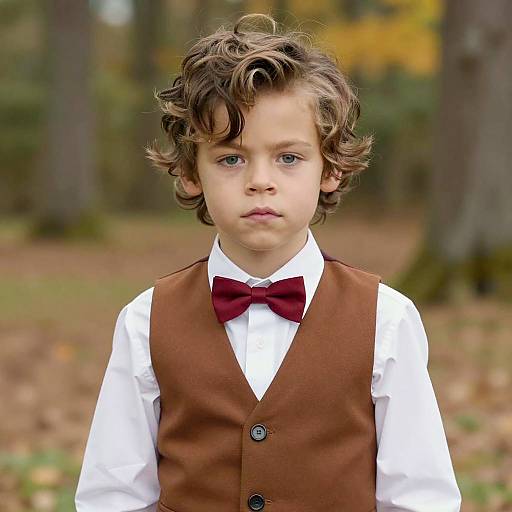 Young Boy in Harry Styles-Inspired Outfit