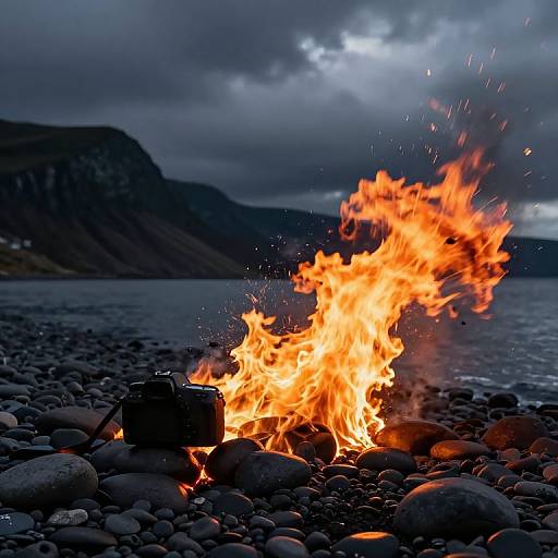 Fire Explosions on Pebble Beach