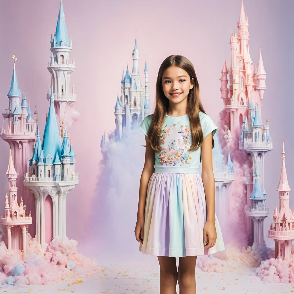 Dreamy Disney Photo Shoot with Preteen Girl