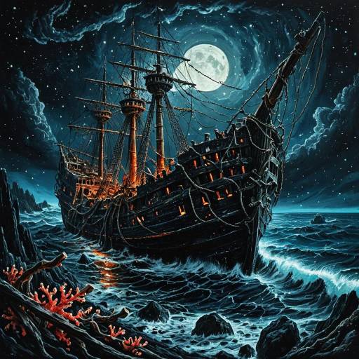 Mystical Shipwreck in a Stellar Abyss Mystical Shipwreck in a Stellar Abyss