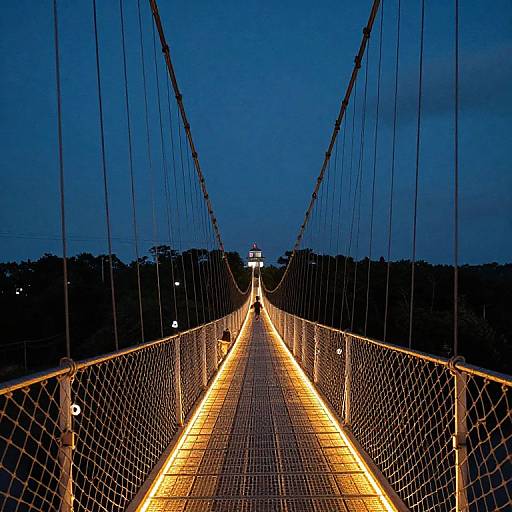 Glowing Shifting Question Bridge