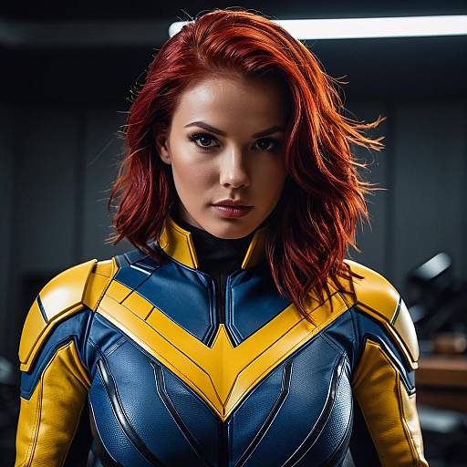 Photorealistic X-Men Female Cosplay Close-Up