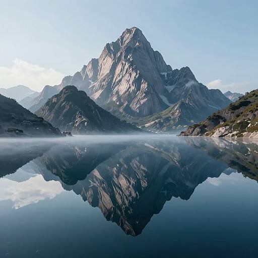 Ethereal Gravity-Defying Mountain Realm