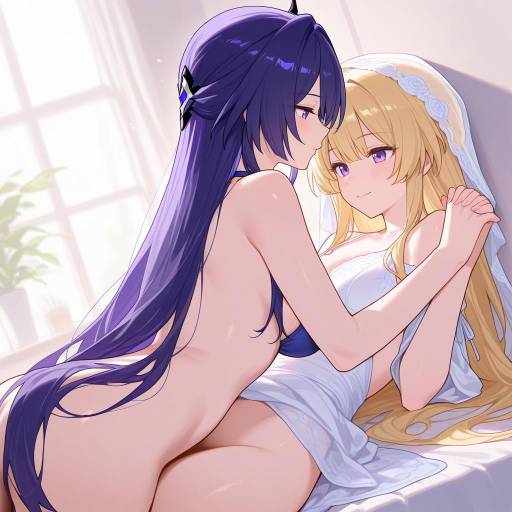 Cozy Yuri Scenes in Acheron Honkai