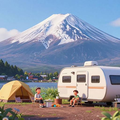 Ketamine Outdoor Camping at Mt. Fuji