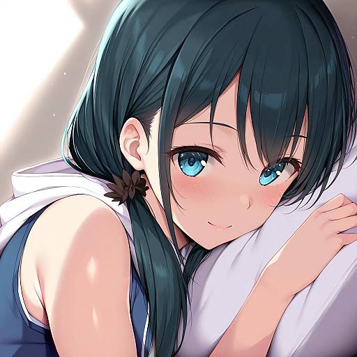 Illustration of Amano hina (tenki no ko), tenki no ko in the style of Blue gk