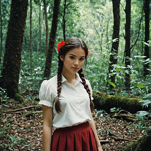 Arrietty in a Secret Floral Forest