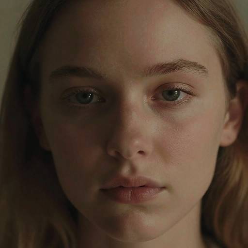 Closeup Portrait of 23-Year-Old Chloe