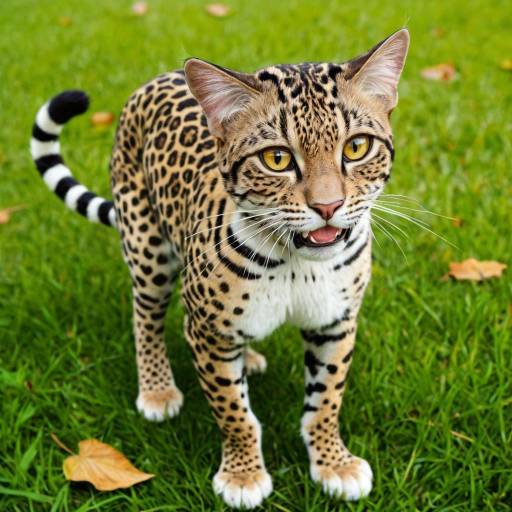 Playful Spotted Bengal Cat Portrait Playful Spotted Bengal Cat Portrait