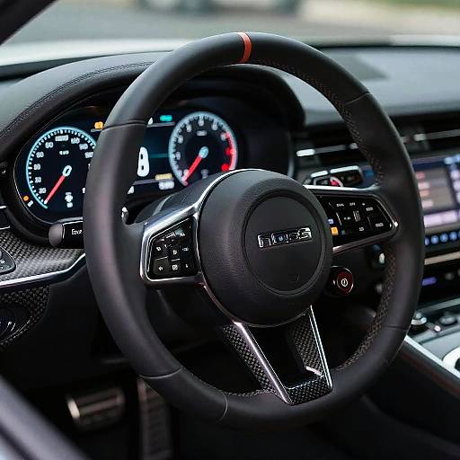 Futuristic Truenos Dashboard Close-Up