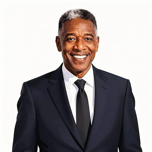 Dapper Retired Jazzman 2020s Portrait