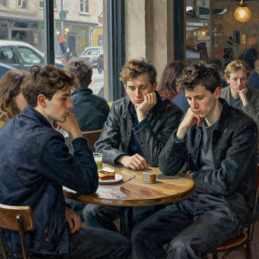 Apathetic Crowd in Crowded Café