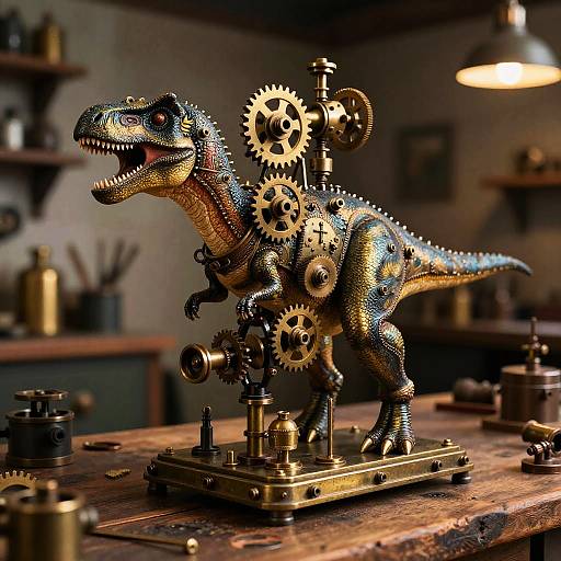 Steampunk Dino Model Workshop