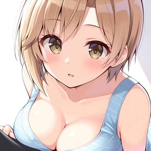 Illustration of Aiba yumi, idolmaster in the style of Ominaeshi (takenoko)