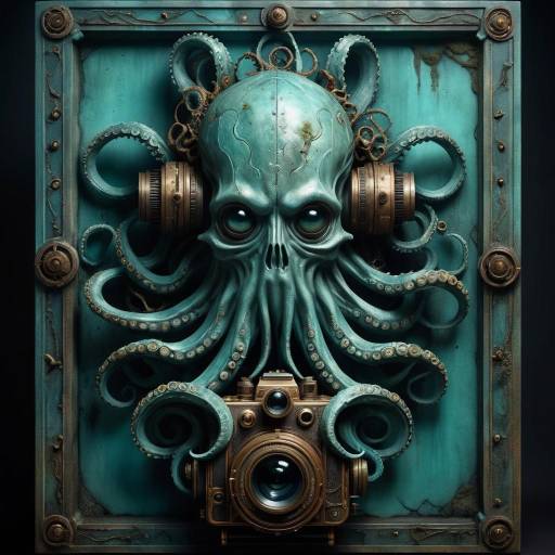 Surreal Greco-Roman Mechanical Portrait